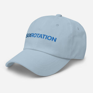 Six Rotation Basic Blue Hat