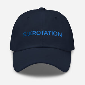 Six Rotation Basic Blue Hat