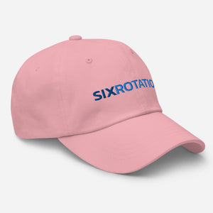 Six Rotation Basic Blue Hat