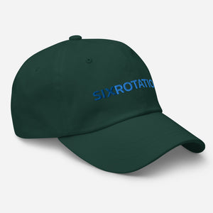 Six Rotation Basic Blue Hat