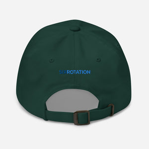 Six Rotation Basic Blue Hat