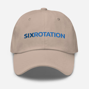 Six Rotation Basic Blue Hat