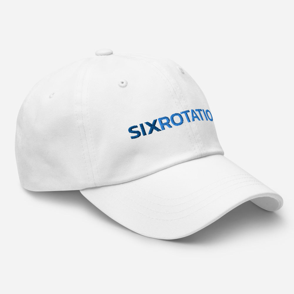 Six Rotation Basic Blue Hat