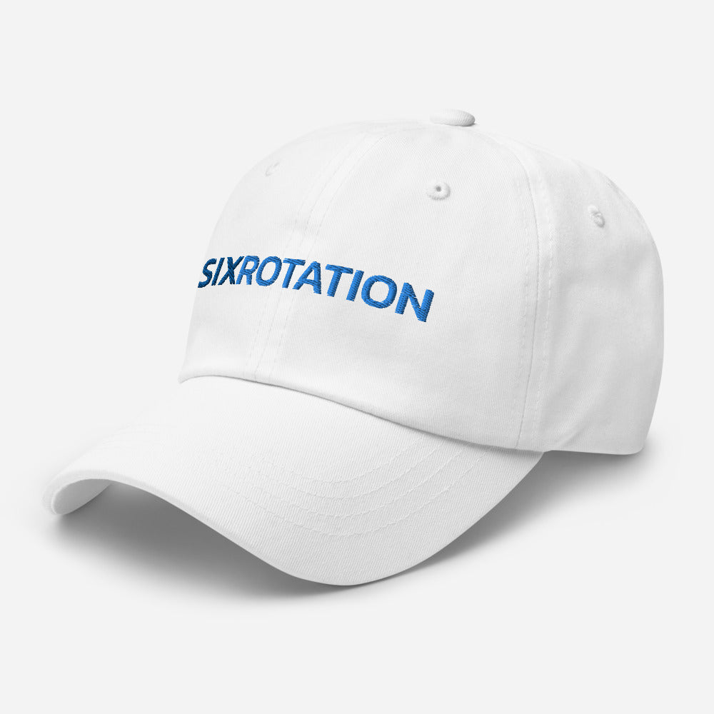 Six Rotation Basic Blue Hat