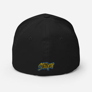 Strikers Long Block Gold Flexfit Hat