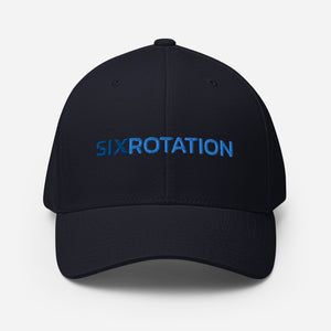 Six Rotation Basic Blue Flexfit Hat