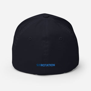 Six Rotation Basic Blue Flexfit Hat