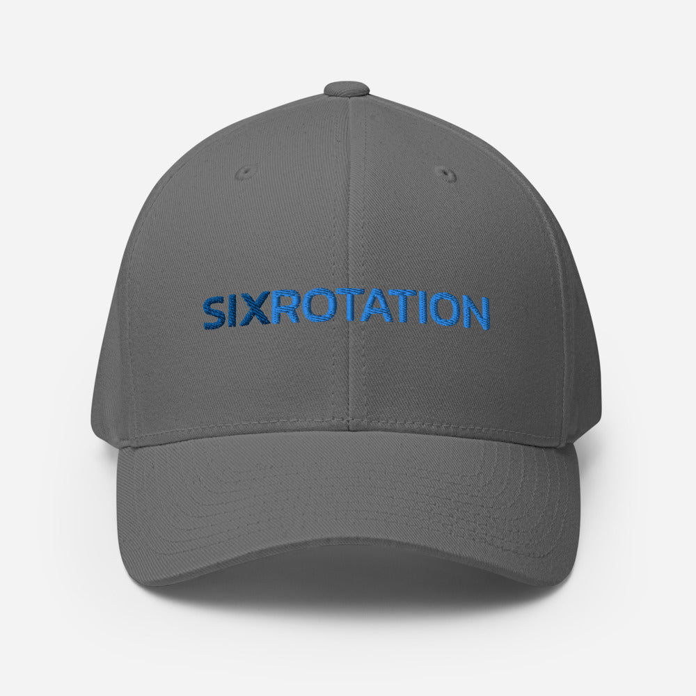 Six Rotation Basic Blue Flexfit Hat