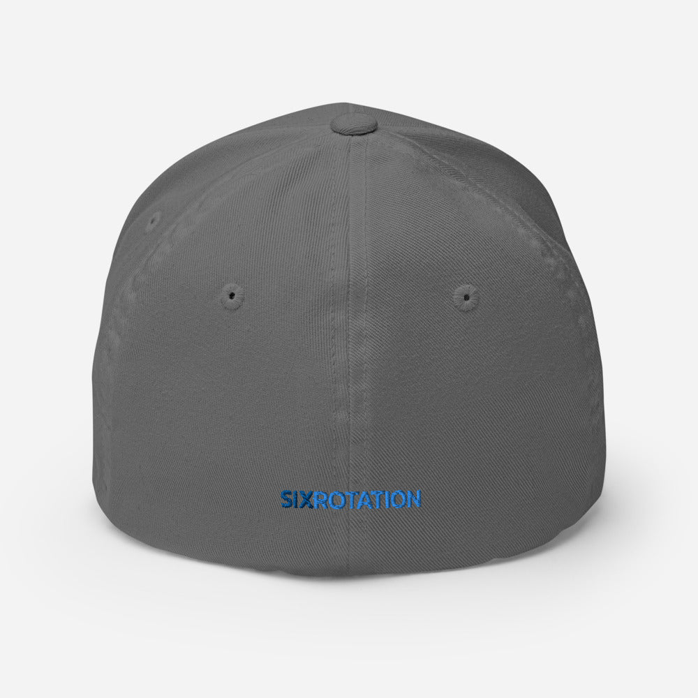 Six Rotation Basic Blue Flexfit Hat