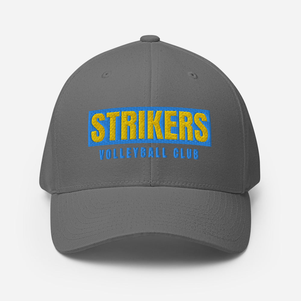 Strikers Long Block Gold Flexfit Hat