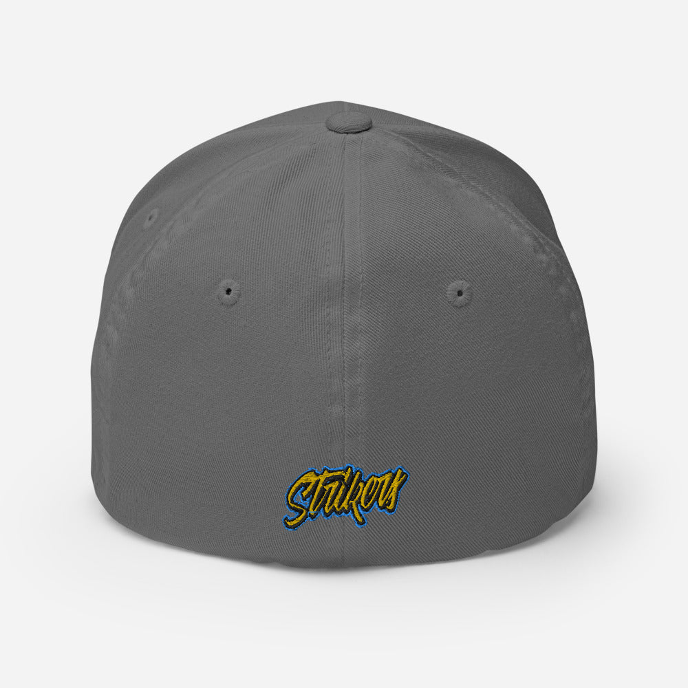 Strikers Long Block Gold Flexfit Hat