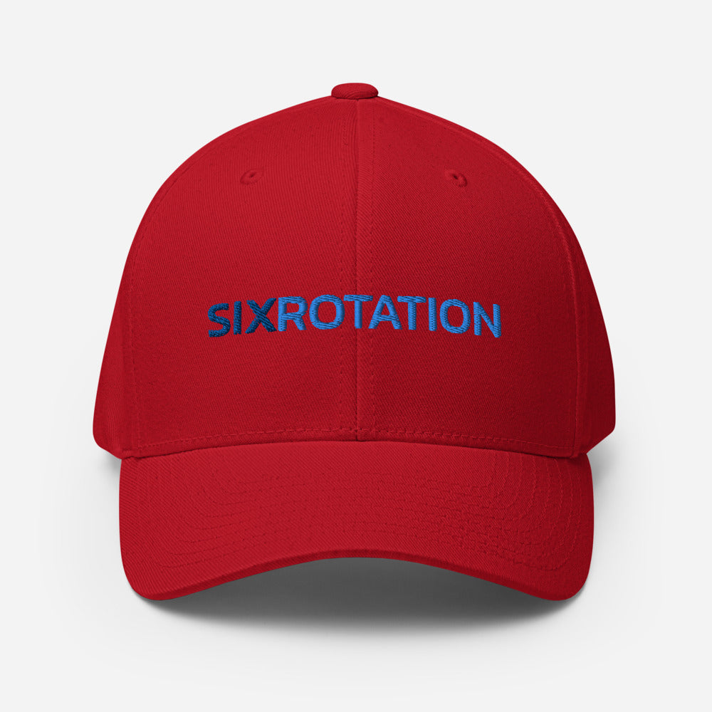 Six Rotation Basic Blue Flexfit Hat