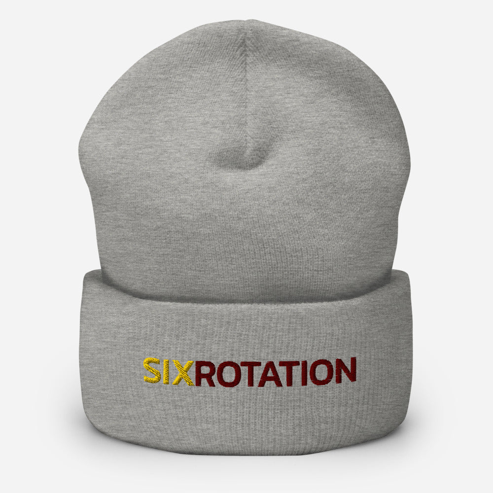 Six Rotation Basic WR Cuffed Beanie