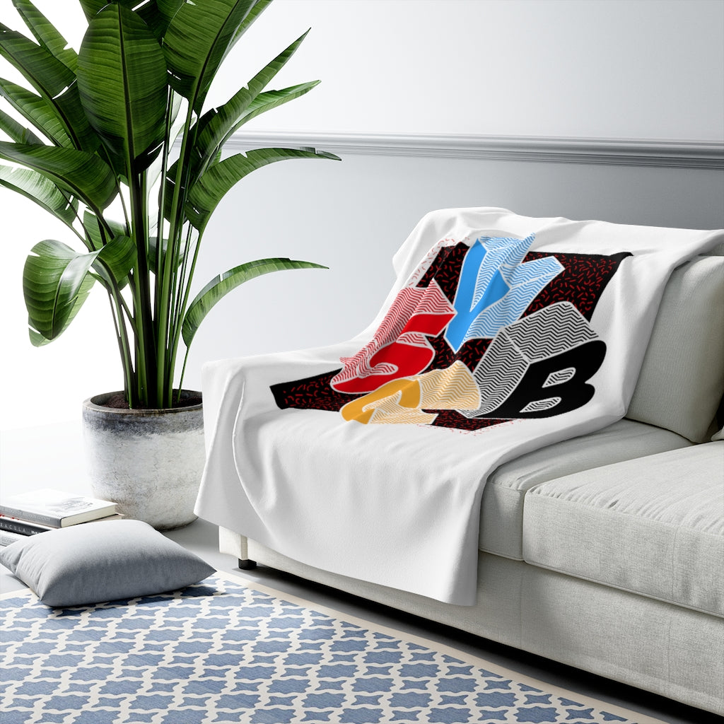 Strikers Blocks Sherpa Fleece Blanket