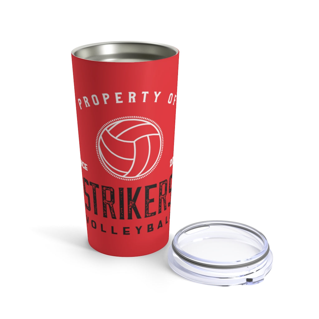 Strikers Property Red Tumbler 20oz