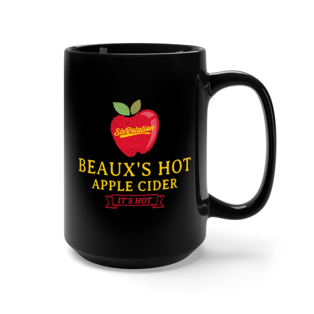 Six Rotation Apple Cider Black Mug 15oz