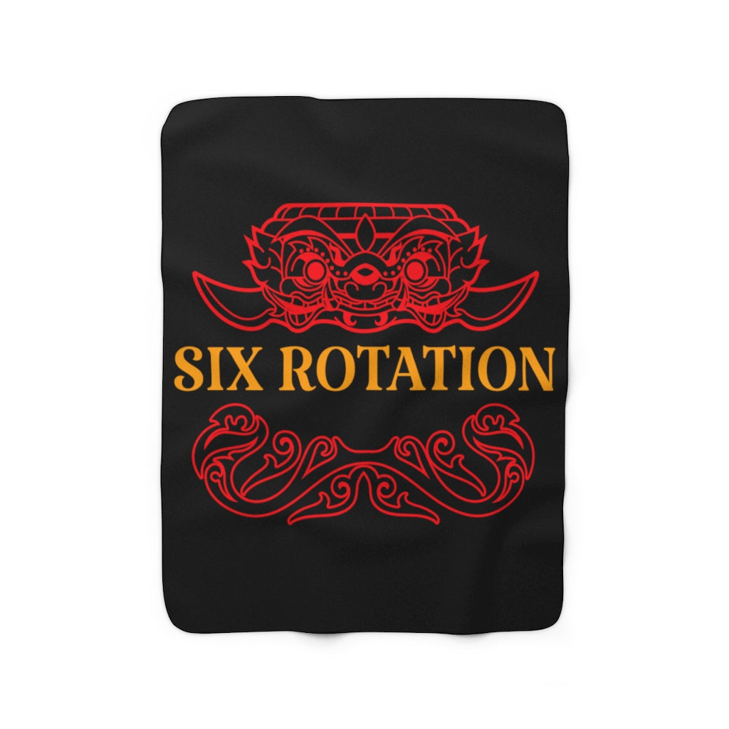 Six Rotation Ancient Sherpa Fleece Blanket