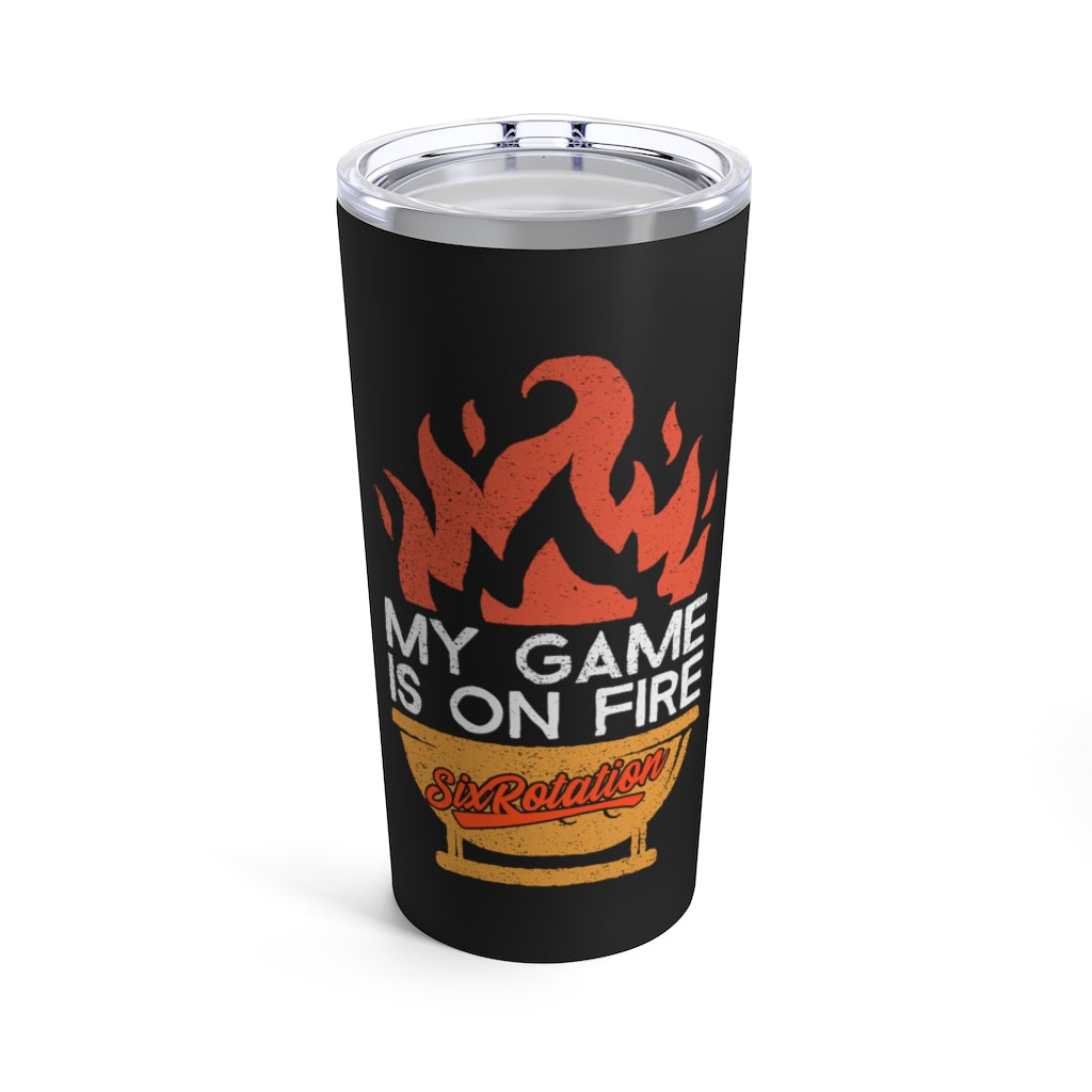 Six Rotation Fire Game Tumbler 20oz