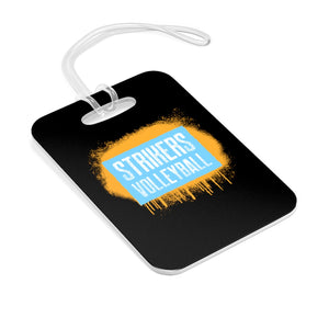 Strikers Stencil Classic Black Bag Tag