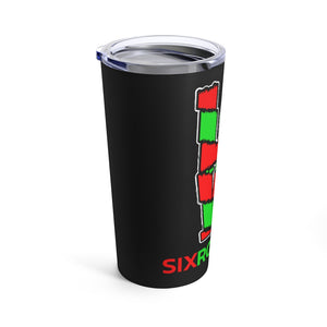 Six Rotation Volley Love Ornament Tumbler 20oz