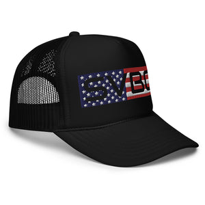 Strikers USA Stripes Foam Trucker Hat