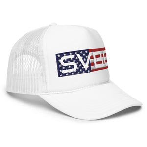 Strikers USA Stripes Foam Trucker Hat