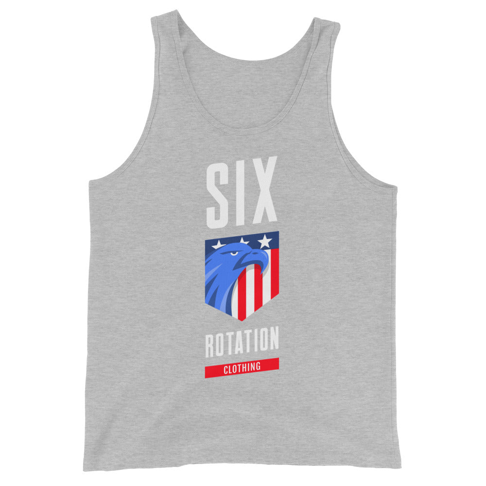 Six Rotation Eagle Unisex Tank Top