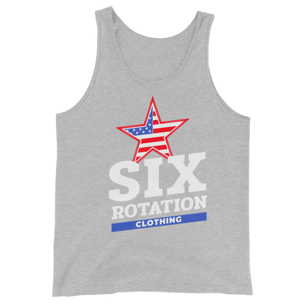 Six Rotation Star Unisex Tank Top