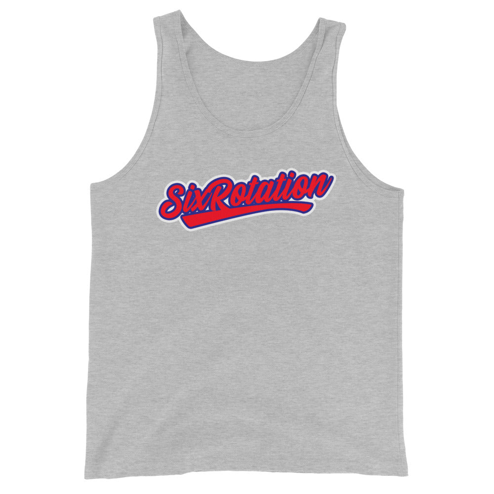 Six Rotation Script Unisex Tank Top