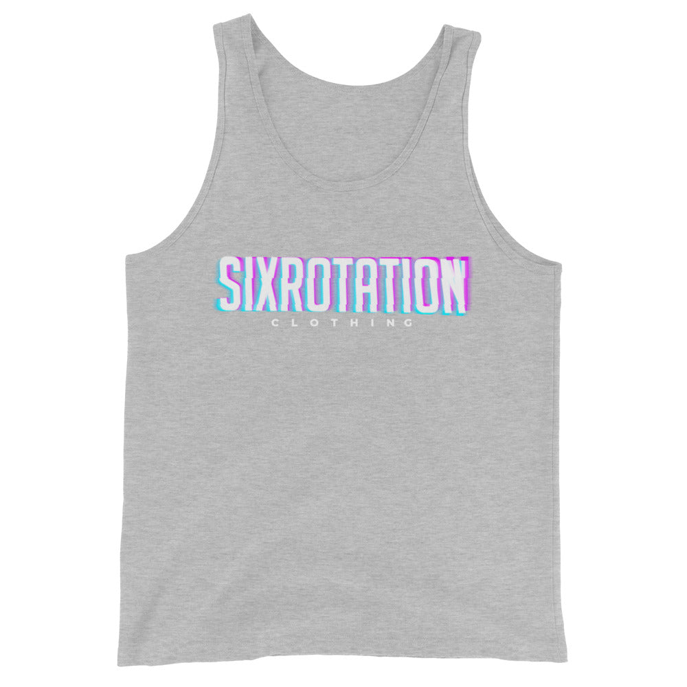 Six Rotation Blur Unisex Tank Top