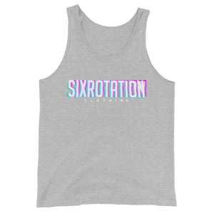 Six Rotation Blur Unisex Tank Top