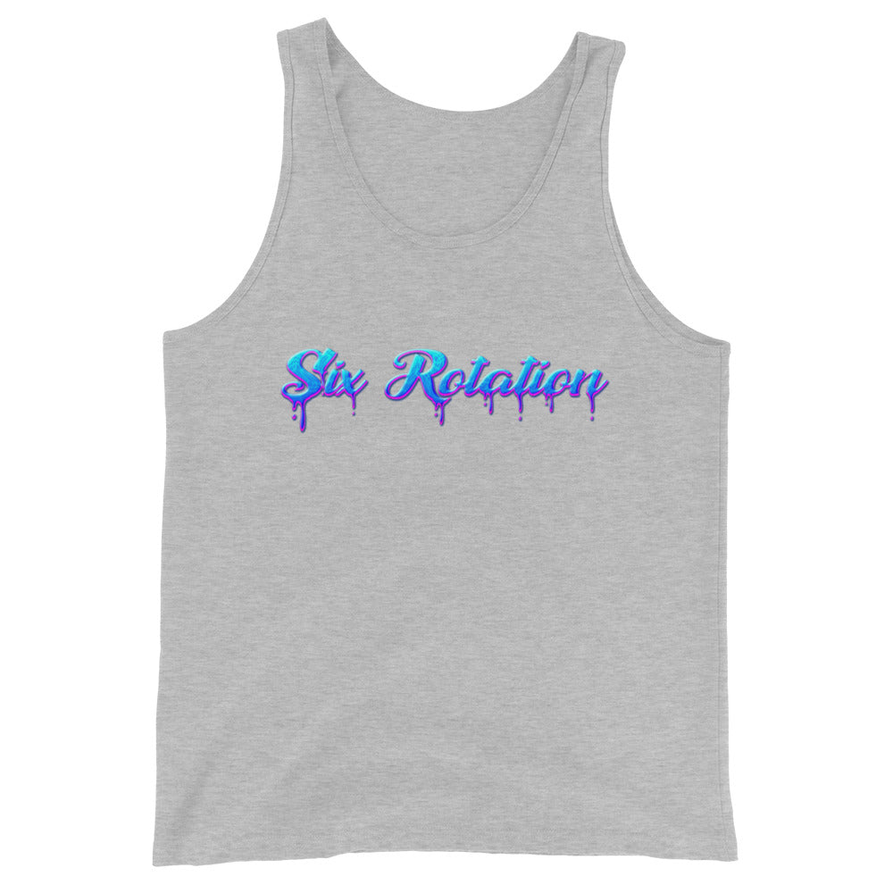 Six Rotation Drip Unisex Tank Top