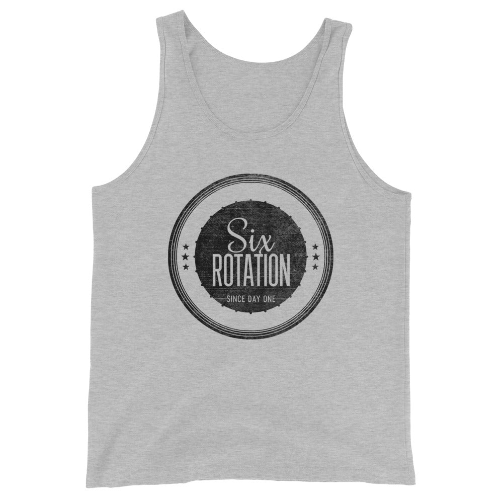 Six Rotation Stamp Unisex Tank Top