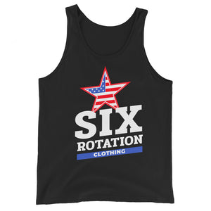 Six Rotation Star Unisex Tank Top