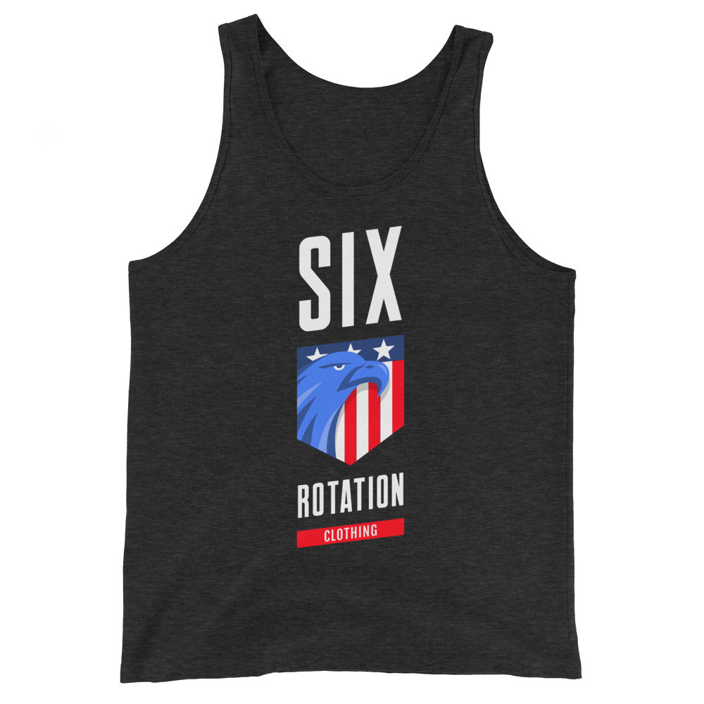 Six Rotation Eagle Unisex Tank Top