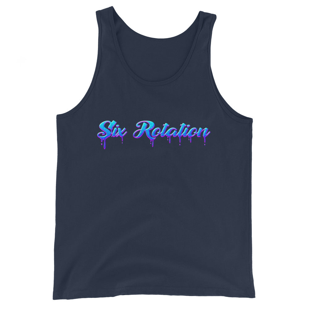 Six Rotation Drip Unisex Tank Top