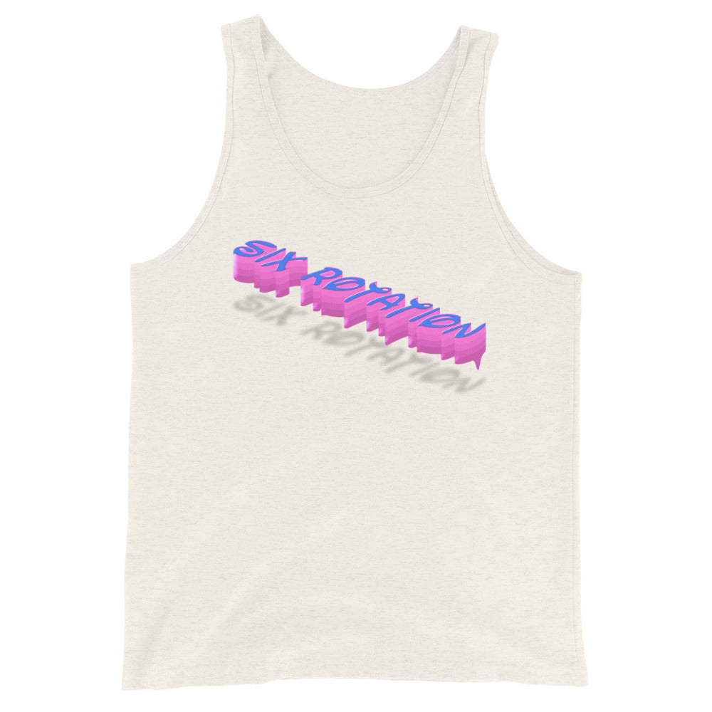 Six Rotation Happy Unisex Tank Top