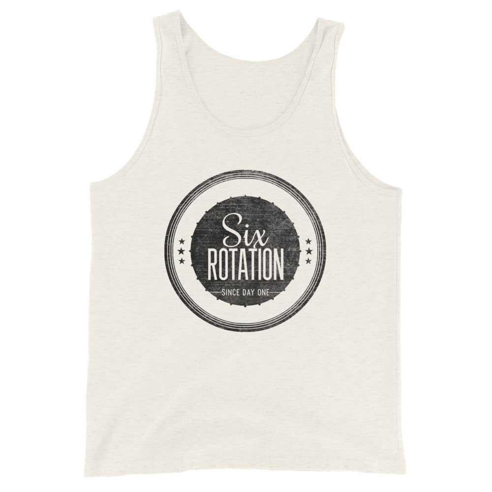 Six Rotation Stamp Unisex Tank Top