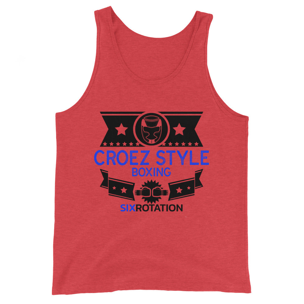 Six Rotation Croez Boxing Unisex Tank Top