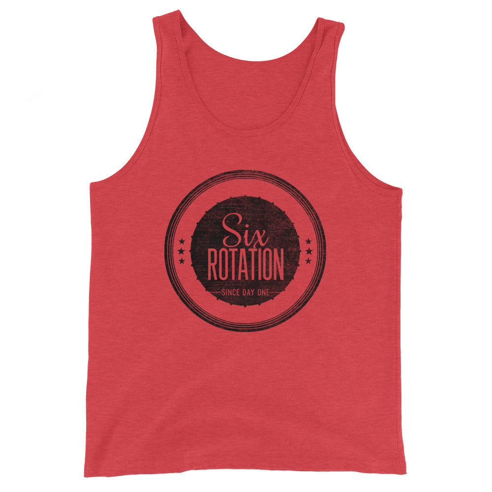 Six Rotation Stamp Unisex Tank Top