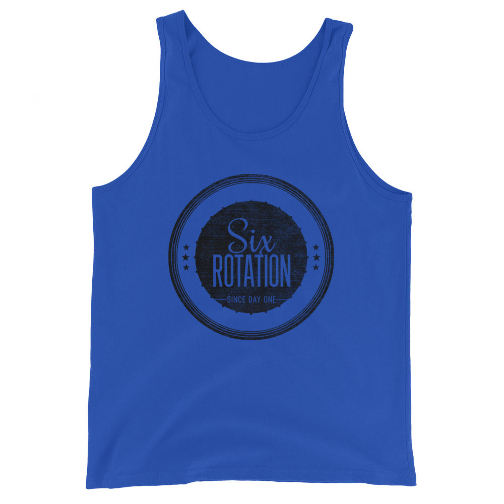 Six Rotation Stamp Unisex Tank Top