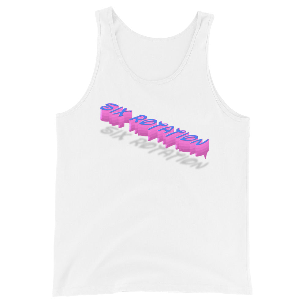 Six Rotation Happy Unisex Tank Top