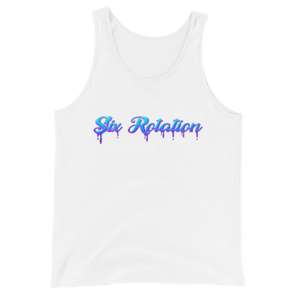 Six Rotation Drip Unisex Tank Top