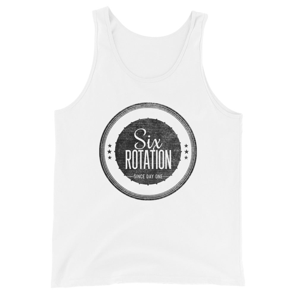 Six Rotation Stamp Unisex Tank Top