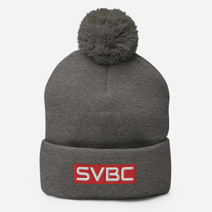 Strikers Acronym Red Pom-Pom Beanie