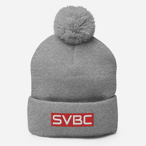 Strikers Acronym Red Pom-Pom Beanie