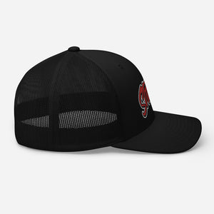 Strikers Script Red Trucker Hat