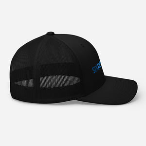 Six Rotation Basic Blue Trucker Hat