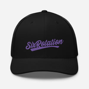 Six Rotation Swift Purple Trucker Hat