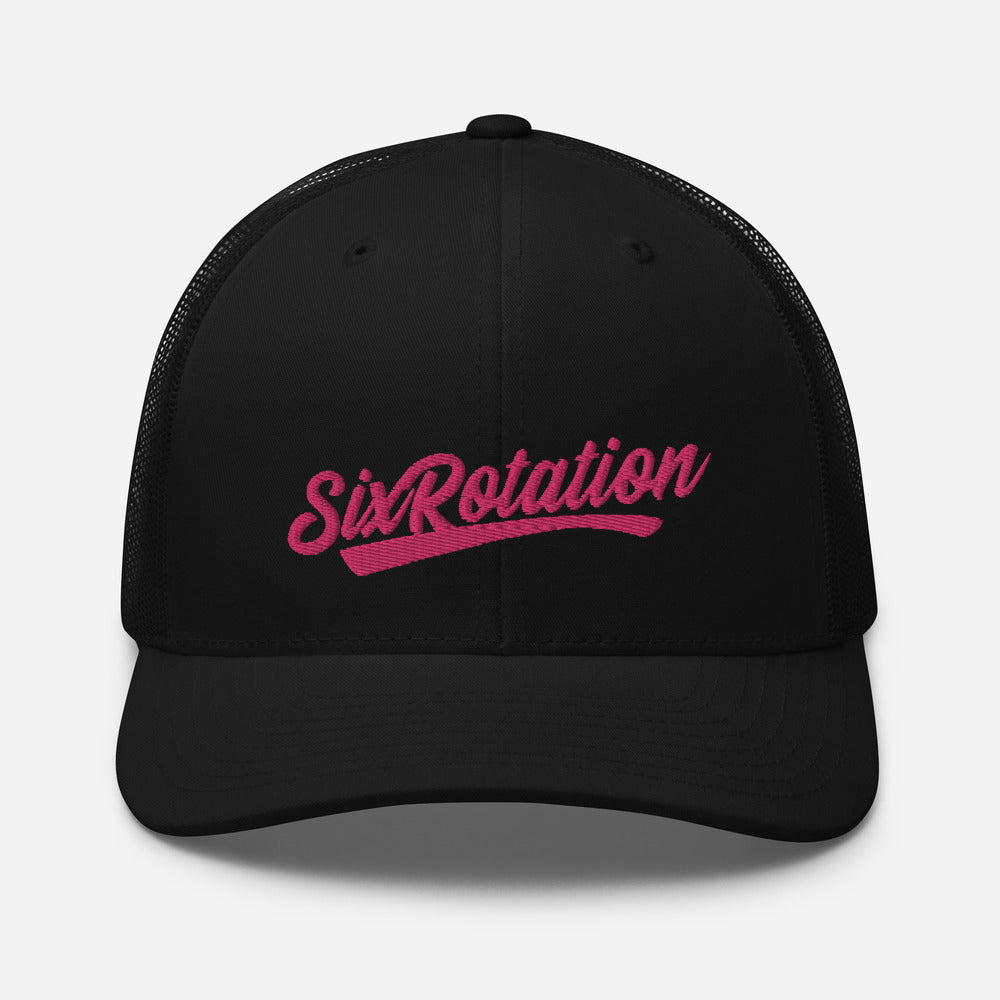 Six Rotation Swift Hot Pink Trucker Hat